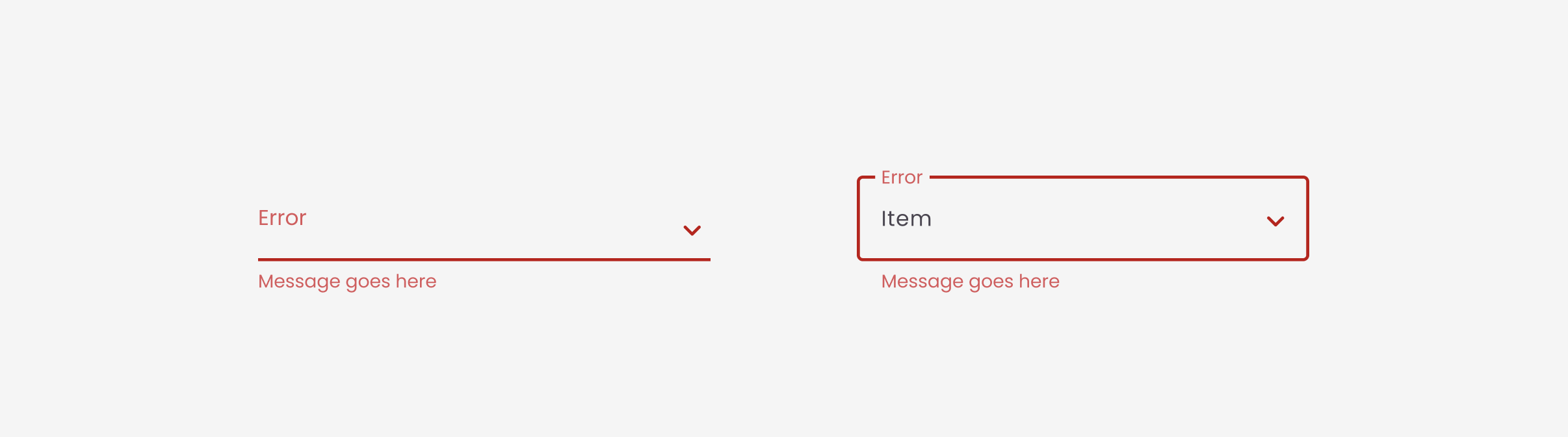 Input Error Text