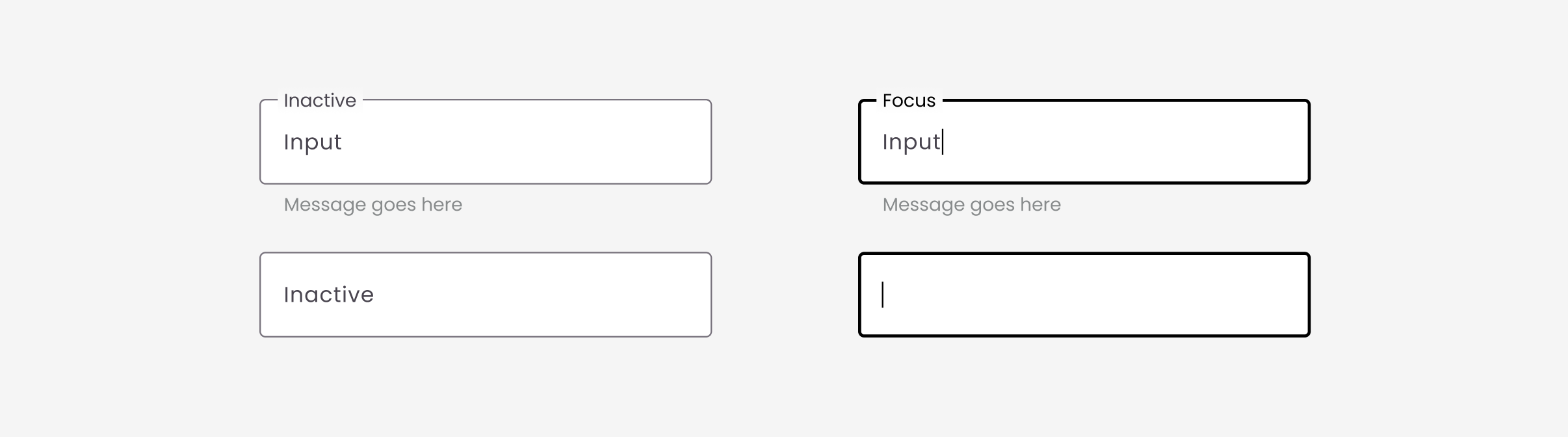 Outline Input Border