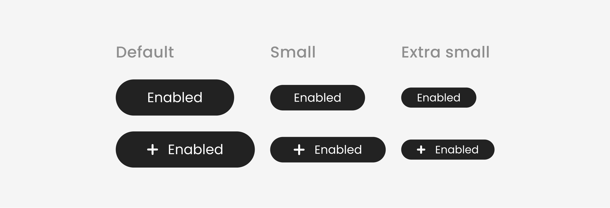 primary buttons overview